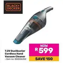Game 7.2V Dustbuster Cordless Hand Vacuum Cleaner offer