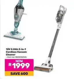 Game 18V 2.0Ah 2-in-1 Cordless Vacuum Cleaner offer