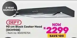 Game DEFY 90 cm Black Cooker Hood (DCH90B) offer