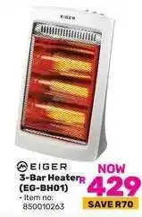 Game Eiger 3 Bar Heater EG-BH01 offer