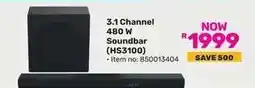 Game 3.1 Channel 480 W Soundbar (HS3100) offer