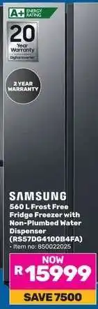 Game Samsung 560L Frost Free Fridge Freezer offer