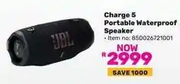 Game Charge 5 Portable Waterproof Speaker offer
