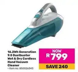 Game 16.2Wh Generation 9.5 Dustbuster Wet & Dry Cordless Hand Vacuum Cleaner offer