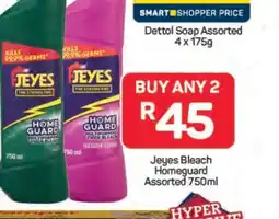 Pick n Pay Hypermarket Jeyes Bleach Homeguard Assorted 750ml offer