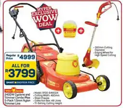 Pick n Pay Hypermarket WOLF Garden 2400W Cyclone and Trimmer Combo Plus 5-Pack 1.5mm Nylon Trimmer Line offer