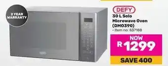 Game DEFY 30 L Solo Microwave Oven (DMO390) offer