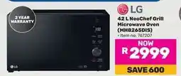 Game LG 42 L NeoChef Grill Microwave Oven (MH8265DIS) offer