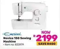 Game Empisal Novice 150 Sewing Machine offer