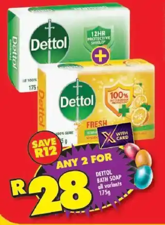 Shoprite Dettol bath soap offer