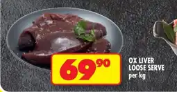 Shoprite OX LIVER LOOSE SERVE offer
