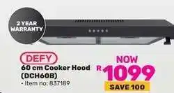 Game DEFY 60 cm Cooker Hood (DCH60B) offer