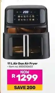 Game 11 L Air Duo Air Fryer offer