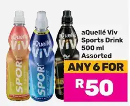 Game aQuellé Viv Sports Drink 500 ml Assorted offer