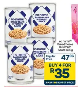 Pick n Pay Hypermarket no name Baked Beans in Tomato Sauce 400g offer