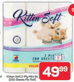Pick n Pay Hypermarket Kitten Soft 2-Ply Mini 9s offer
