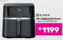 Game Eiger 10 L Digital Air Fryer offer