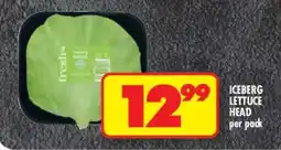 Shoprite Iceberg Lettuce Head offer