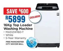OK Furniture 16kg Top Loader Washing Machine offer