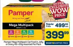 Pick n Pay Hypermarket Pamper Mega Multipack Cat Food offer