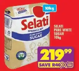 Shoprite Selati pure white sugar offer