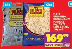 Shoprite Plaza umthombo umbona maize porridge/ plaza samp & beans offer