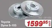 AutoZone Ate Brake Discs For Toyota Dyna 5-103 ATE.1351000-Each offer