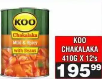 Advance Cash n Carry Koo Chakalaka offer