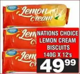 Advance Cash n Carry Nations choice lemon cream biscuits offer