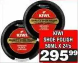 Advance Cash n Carry Kiwi shoe polish offer