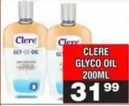 Advance Cash n Carry Clere glyco oil offer