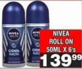 Advance Cash n Carry Nivea roll on offer