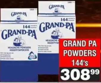 Advance Cash n Carry Grand pa powders offer
