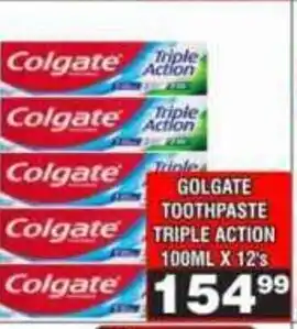 Advance Cash n Carry Golgate toothpaste triple action offer