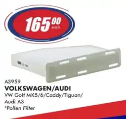 Goldwagen Mann Filter Volkswagen/ Audi Cabin Filter offer