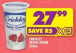 Shoprite Crickley Fresh Cream offer