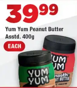 OK Foods Yum Yum Peanut Butter offer