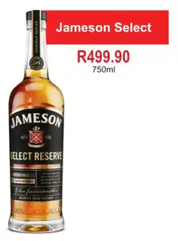 Johnny's Liquor Hypermarket Jameson Select offer