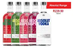 Johnny's Liquor Hypermarket Absolut Range offer