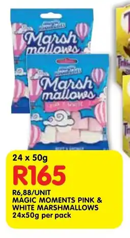 Shoprite Magic moments pink & white marshmallows offer