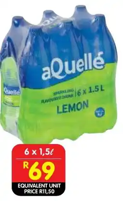 Shoprite Aquelle sparkling flavoured drink offer