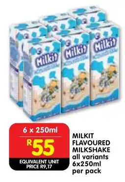 Shoprite Milkit flavoured milkshake offer