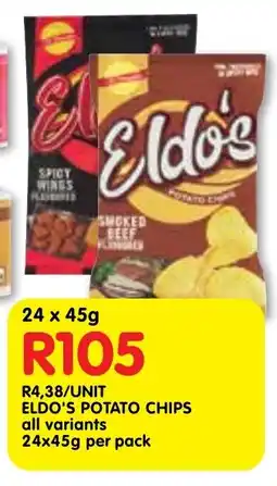 Shoprite Eldo's potato chips offer