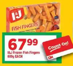 OK Grocer I&J Frozen Fish Fingers offer