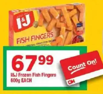 OK Grocer I&J Frozen Fish Fingers offer