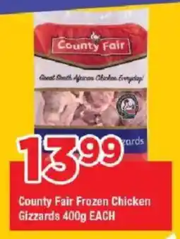 OK Grocer County Fair Frozen Chicken Gizzards offer