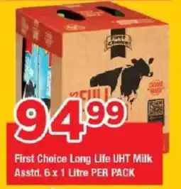 OK Grocer First Choice Long Life UHT Milk offer