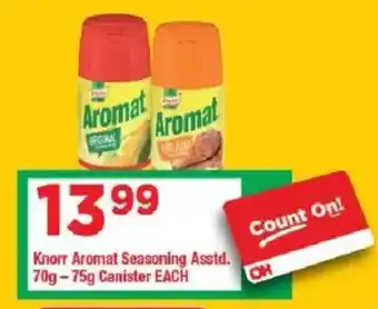 OK Grocer Knorr Aromat Seasoning Canister offer