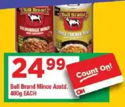 OK Grocer Bull Brand Mince offer