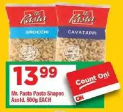 OK Grocer Mr. Pasta Pasta Shapes offer